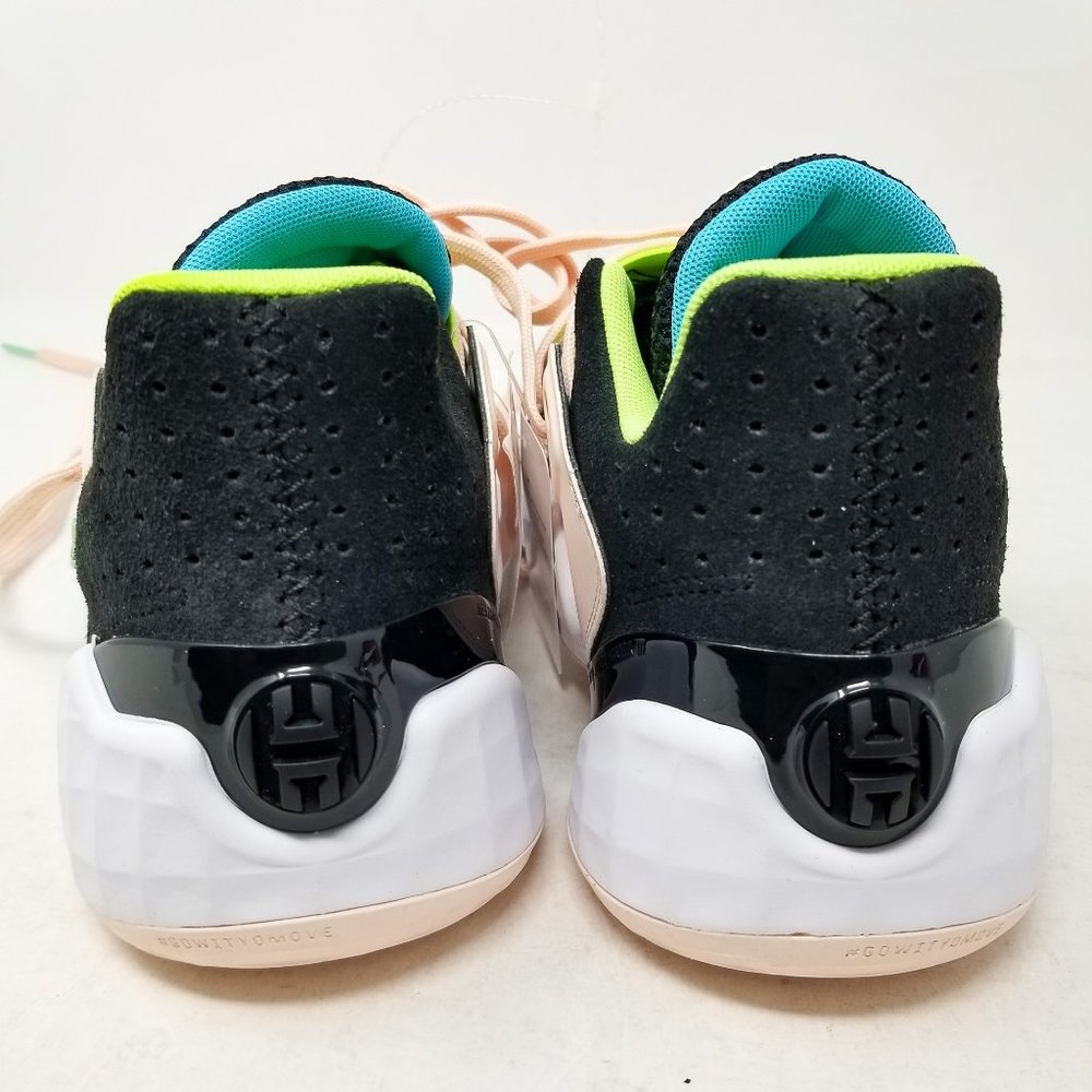 adidas Harden Vol 4 IV GCA Basketball Sneaker Black Pink Green FY0874 1 2 3 5 - Picture 4 of 7